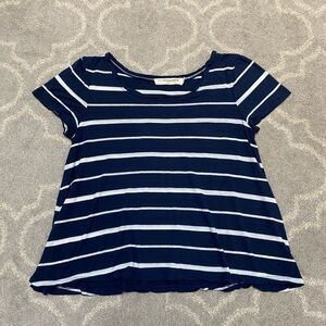 Pilcro and the Letterpress Swing Crop Tee Medium